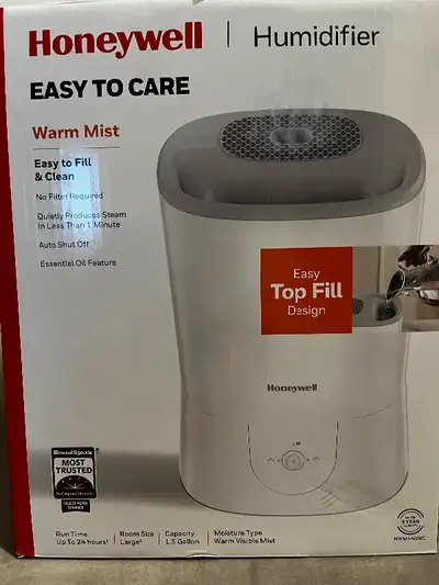 No filter required Essential oil feature Very quiet and works great Just don’t use anymore Bought fo...