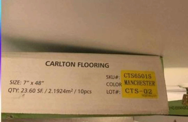 Vinyl flooring ( read description) in Floors & Walls in Markham / York Region - Image 2