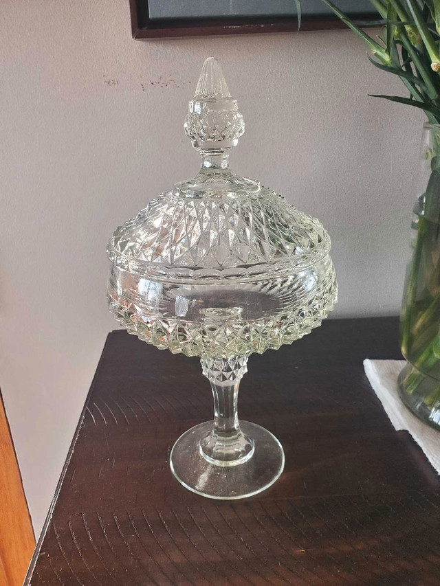GLASS CANDY JAR in Home Décor & Accents in Brantford