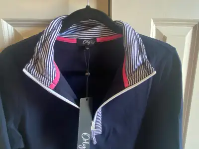 NWT Orly Apparel 3/4 Zip with Pockets, View more