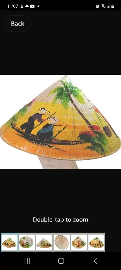 WANTED...Genuine Painted Vietnamese Conical Hat Vietnam Asia , View more