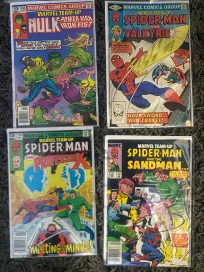 lot of vintage Marvel Team Up comics 1980s, View more