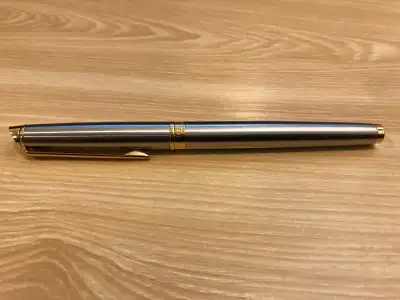 Fountain Pen, Waterman Hemisphere, silver, M-nib, used, View more