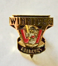 Winnipeg Goldeyes Baseball Club pin - beautiful colors