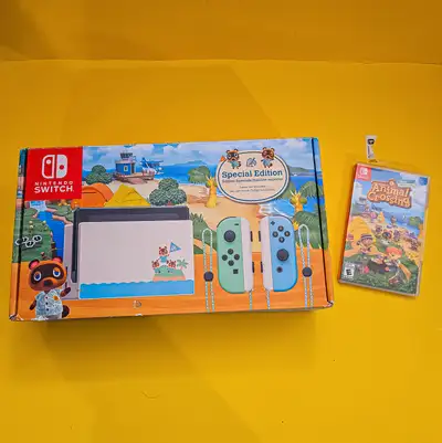 Animal Crossing Switch With New Horizon and Box, View more