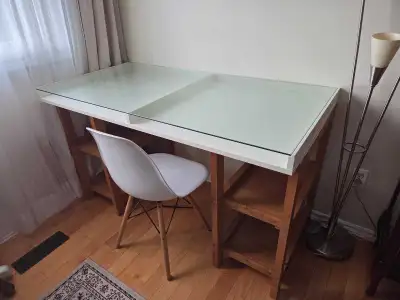Glass Top Desk, View more