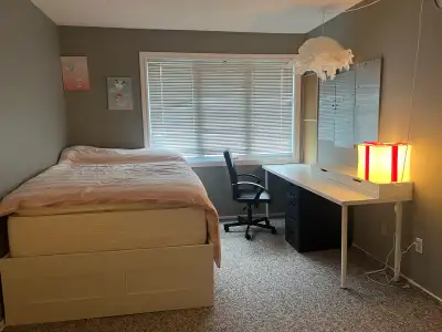 If you see this ad, room is available. Master Bedroom and two smaller cozy bedrooms in a family town...