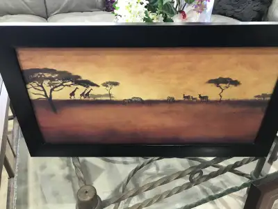 Savanna canvas painting, View more