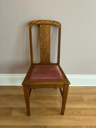 VINTAGE - TIGER OAK OCCASIONAL CHAIR, View more