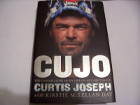 Cujo Curtis Joseph signed hockey book