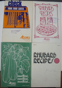 4 BOOKLETS FROM ALBERTA AG & DEPT OF AG (1983)
