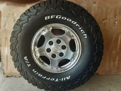 BFG K02 AT tires 285/75R16 off of a 1999 Silverado 1500. 5000km 90% life used for 2 summer seasons....