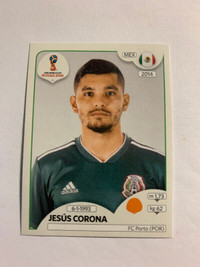 2018 PANINI FIFA WORLD CUP RUSSIA J. CORONA STICKER #466 MEXICO