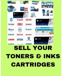 Surplus your toner cartridges ink