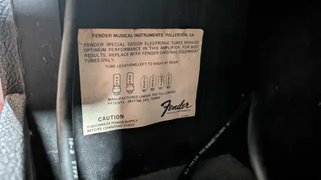 Fender Princeton Reverb II 1982/83 in Amps & Pedals in Ottawa - Image 5