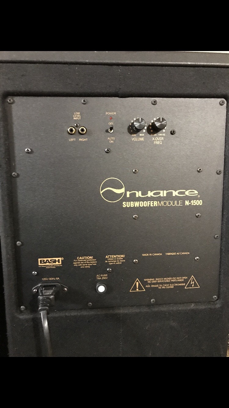 Rare Set of 5ft Nuance N1500 BASH Universe Grand Speakers Speakers Calgary Kijiji