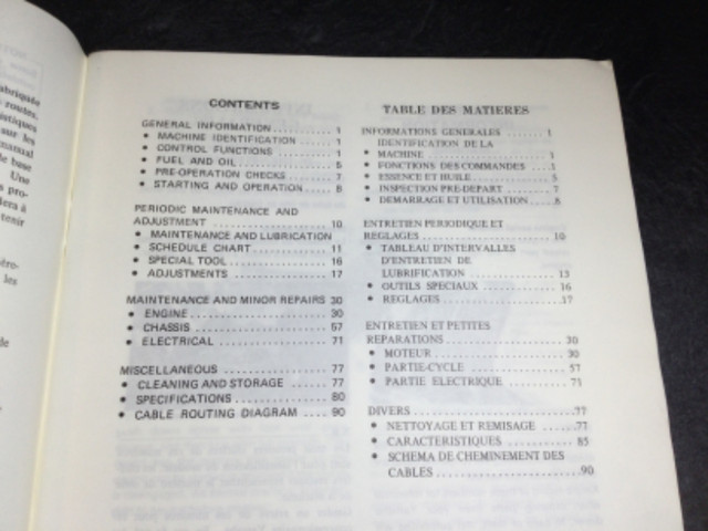 1982 Yamaha IT125J Service Repair Manual in Non-fiction in Parksville / Qualicum Beach - Image 2