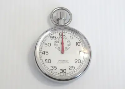 Vintage Montrex Mechanical Swiss Made Stopwatch, View more