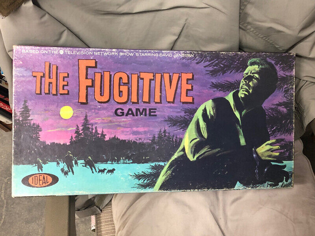 The Fugitive TV Board Game 1964 Ideal in Toys & Games in Winnipeg