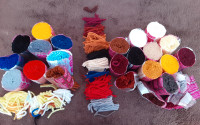 Rug Hooking Yarn and Tool - $15 for all