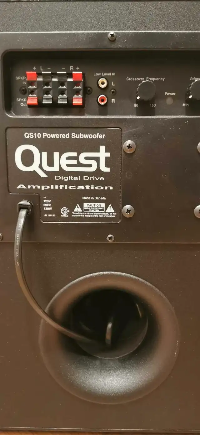 Quest QS10 Powered Subwoofer - $3062864360619266122