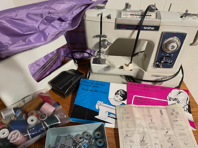 Pacesetter model - Brother Sewing Machine. Optional Open arm feature. The middle gear is inoperable,...