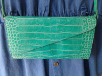 Danier Green Leather purse