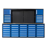 10FT 40D-2 Tool Cabinet | Workbench and Drawers