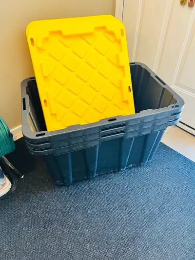 NEW tote storage bins 3 for $20, View more