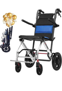 Wheelchairs for Adults, Transport Wheelchairs Lightweight Foldin