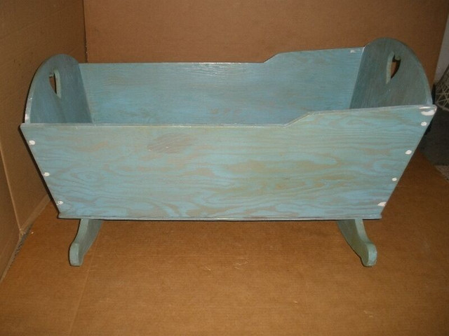 Handcrafted Wooden Cradle for Refinishing in Other in London - Image 3