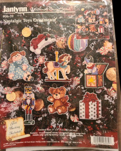 Janlynn Christmas ornaments cross stitch kit
Brand New , View more