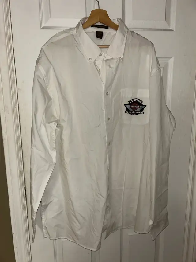 Harley Davidson White Shirt in Men's in Sudbury - Image 2