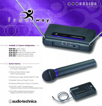 Audio-Technica 200 Series professional VHF wireless system