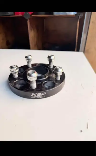 These KSP Performance wheel spacers are 20mm thick and made from forged aluminum. They're designed f...