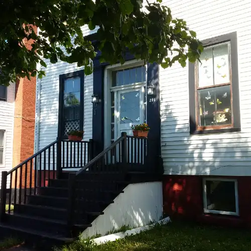 Large one bedroom, with small office. Eat in kitchen. Small back deck. Unique south end location, se...