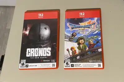 Selling two Nintendo Switch 2 games Cronos The New Dawn - $50 Dragon Quest 7 Reimagined - $50 Intere...
