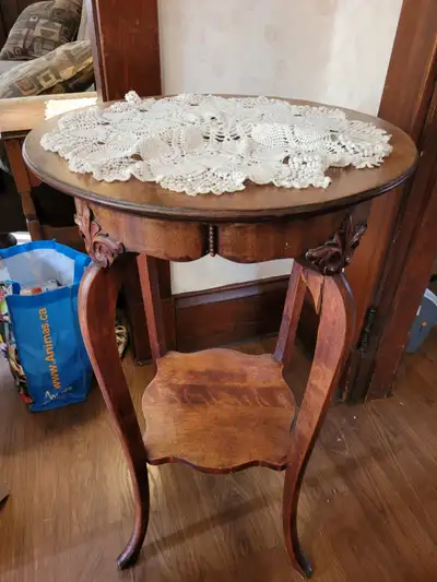 Antique corner table, View more
