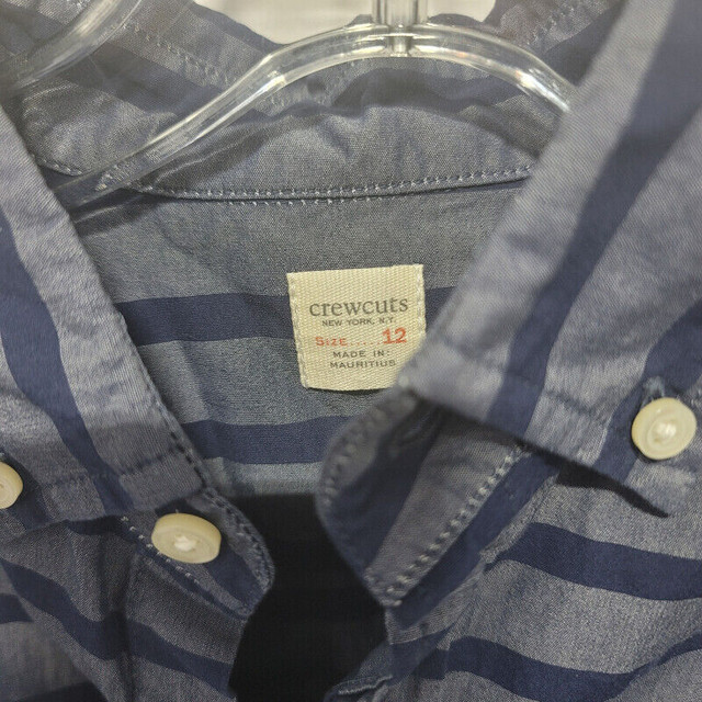 J Crew Woman's Blue Stipe Button Shirt XXS in Women's - Tops & Outerwear in City of Toronto - Image 3