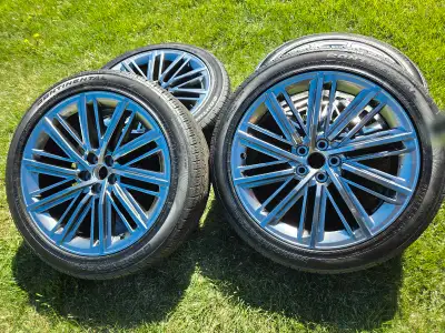 Brand New Lexus TX Takeoffs OEM Rims Cross Continental LX20 255/45/22 DOT 23 11/32 Tires Brand New A...