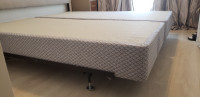 King bed and box spring