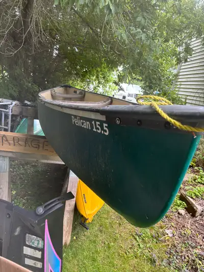 Pelican 15.5’ canoe good shape. Price is firm