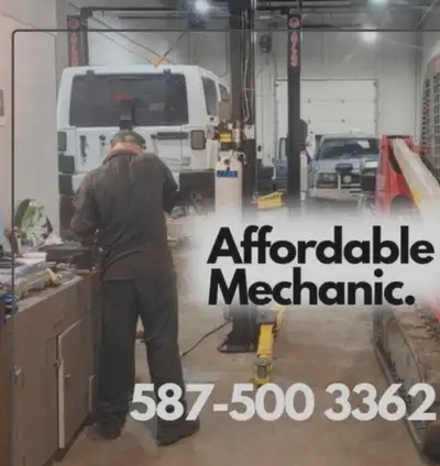 587 500 3362 BY EXPERIENCED RED SEAL MECHANIC. All make and models. Regular maintenance Engine rebui...