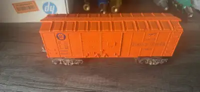 I have one of these Lionel 1950 baby Ruth box car model X6004 it was only built for one year has sli...