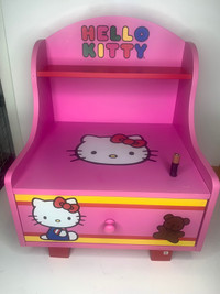 Rare Sanrio Hello Kitty Nightstand, table, drawer 17x14x13 inch