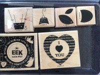 Stampin’ Up Wooden Stamps - Sweet Centers Halloween Valentine