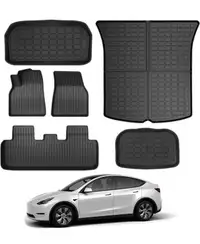 Tesla Model Y Floor Mats, Tesla Model Y 2020-2024, Heavy Duty Se