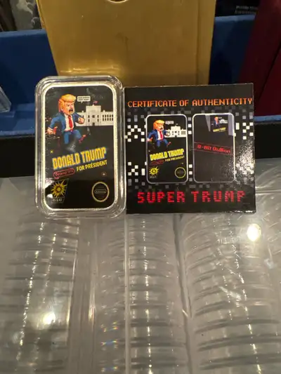 Donald Trump 8-Bit Bullion 1 oz .999 Fine Silver, View more