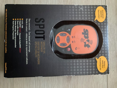 Selling a brand new The Spot satellite GPS emergency tracker, messenger, and communicator. It is des...