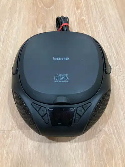 borne prcd635a portable radio and CD player